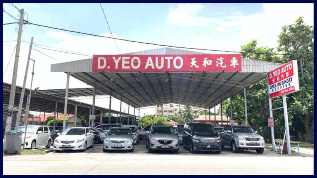 d yeo auto branch next to petronas