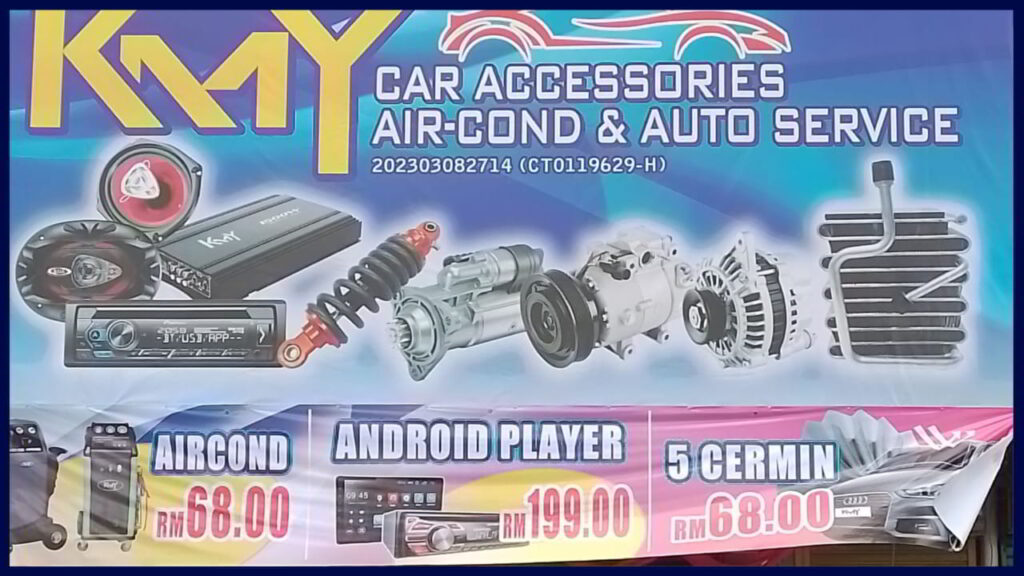 kmy car accessories air cond and auto service