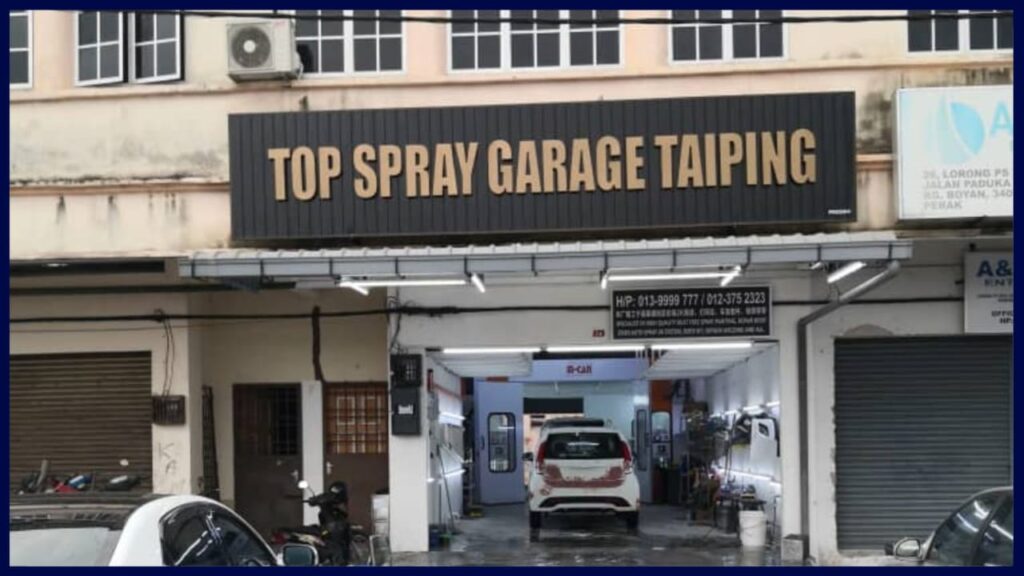 top spray garage taiping