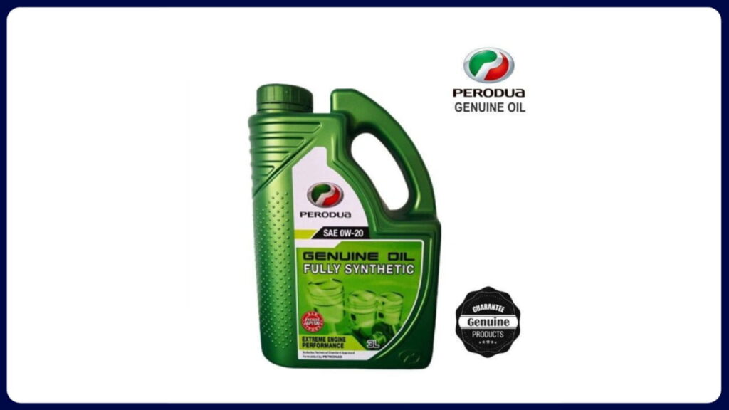 perodua fully synthetic sae 0w 20 engine oil