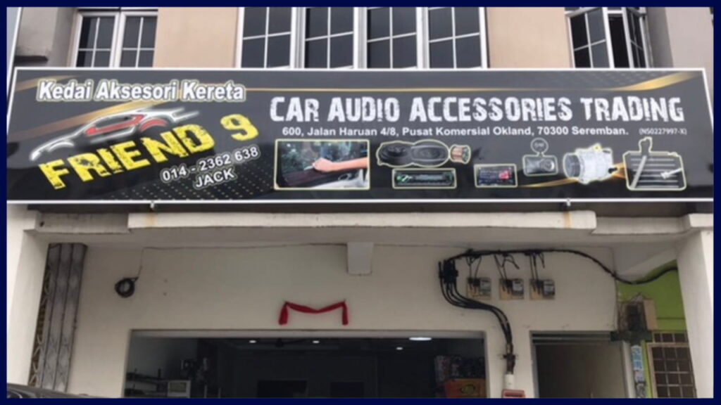 friend 9 car audio accessories