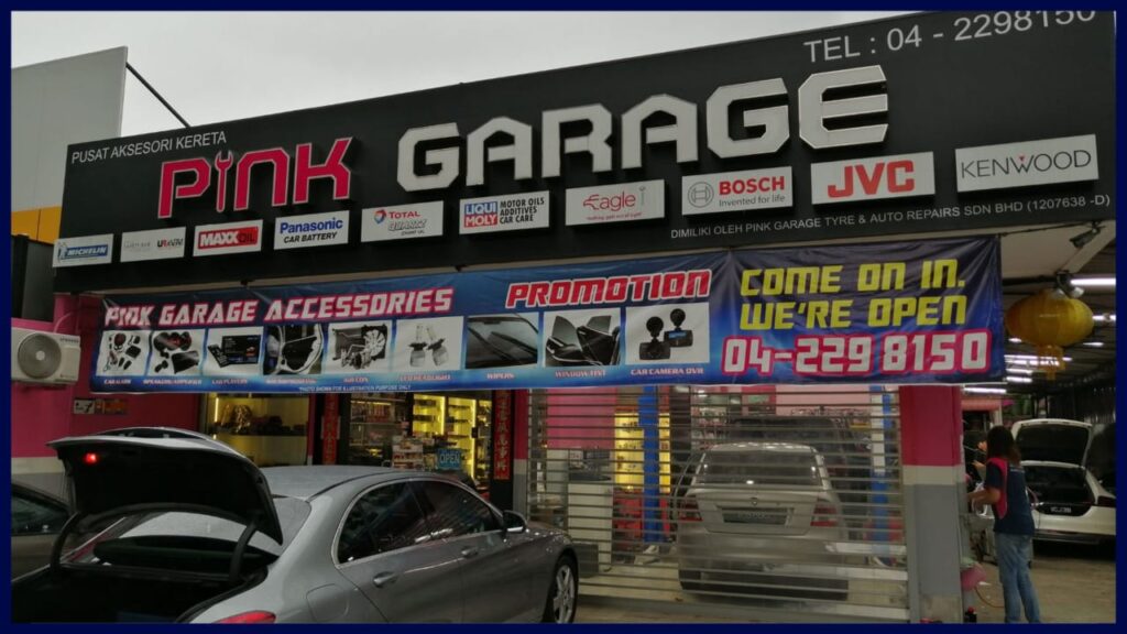 pink garage tyre & auto repairs sdn bhd