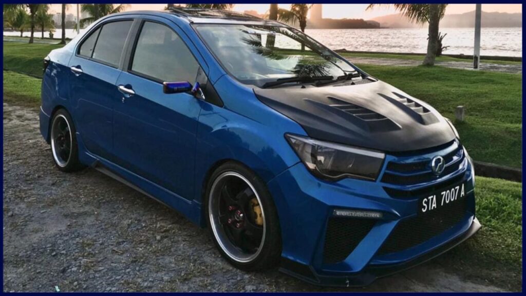 top idea bezza modified cantik malaysia kereta perodua bezza modified blue